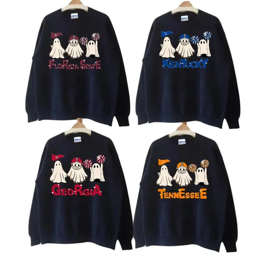 Vintage All University Of NCAA Spocky Sweatshirt, Vintage Hallowwen Sweatshirt All Teams NCAA, Classic Sport Sweatshirt, Gifts For Football Fan Sport. Crewneck Menswear Soft Sweaters