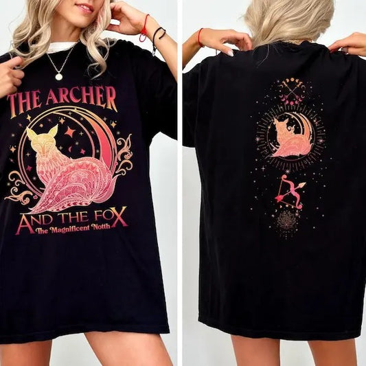Vintage Ballad Of The Archer And The Fox Shirt , Once Upon A Broken Heart Shirt , The Archer And The Fox Shirt, Fantasy...