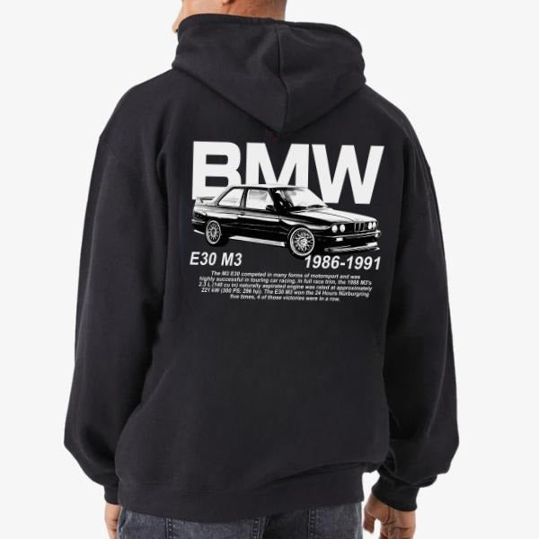 Vintage Bimmer E30 M3 Racing men Hoodies, Unisex, Menswear, Street Racing Shirt, Car Hoodie, Boyfriend Gift Sweatshirt