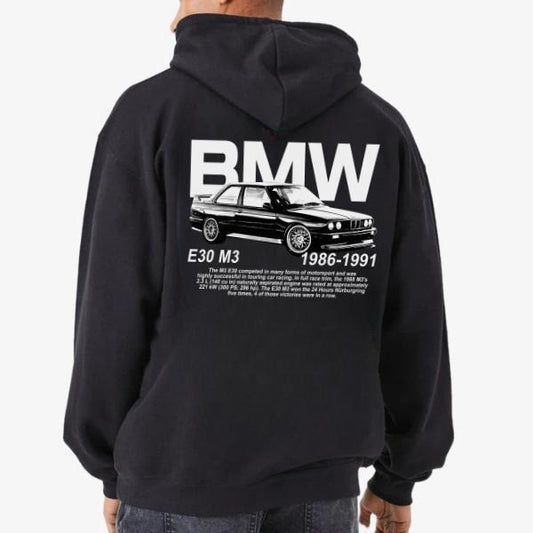 Vintage Bimmer E30 M3 Racing men Hoodies, Unisex, Menswear, Street Racing Shirt, Car Hoodie, Boyfriend Gift Sweatshirt