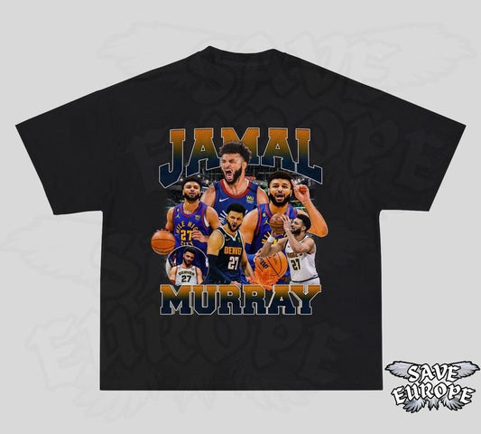 Vintage Bootleg Jamal Murray T-Shirt, Jamal Murray Basketball T-Shirt, Jamal Murray 90S Retro Graphic Tee, Jamal Murray Fan Gift