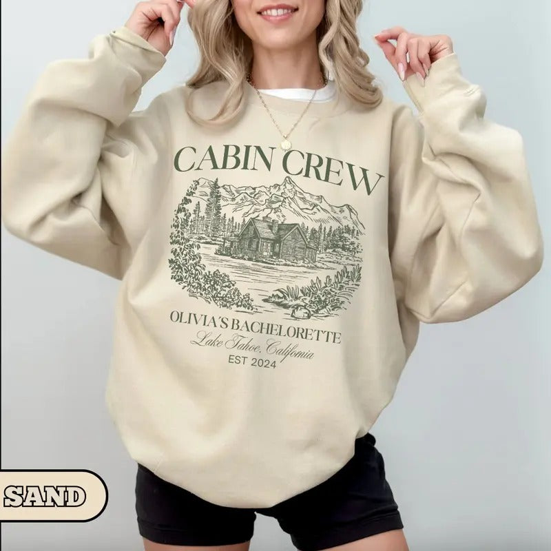 Vintage Camp Bachelorette Party Sweatshirt, Mountain Bride Camp, Hiking Bridal Party gifts, Lake Themed bach party...