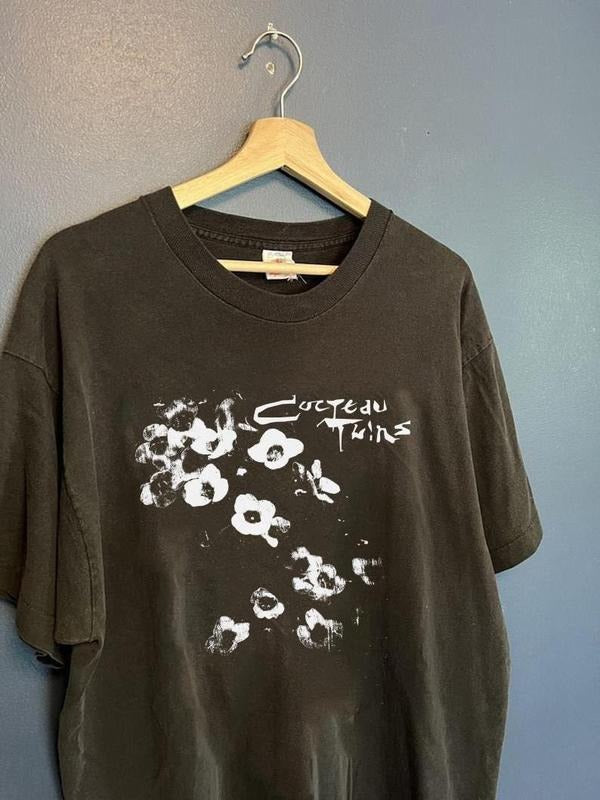 Vintage Cocteau Twins Aesthetic Flower Inpsired Tee, Cocteau Twins Aesthetic Flower Shirt