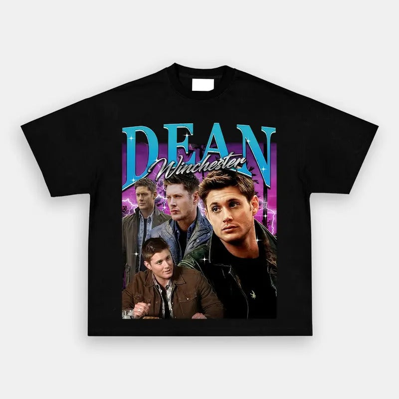 Vintage College Johnny Manziel Graphic Tee, Dean Winchester Shirt