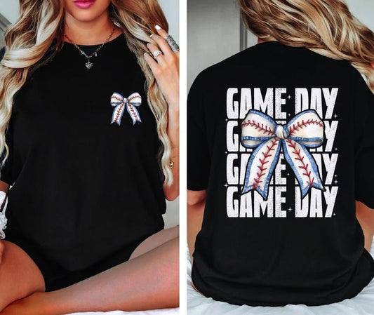 Vintage Coquette Baseball Tshirt, Baseball Mom Shirt, Game Day Tee Womenswear Top Comfort Streetwear Hoodie, Sweatshirt