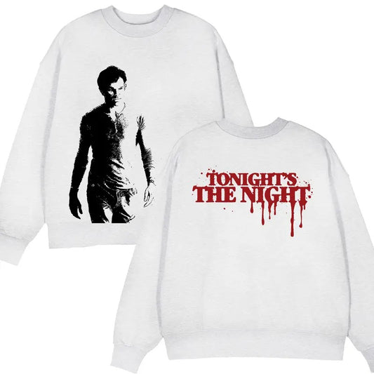 Vintage Dexter Morgan Tonight's The Night Sweatshirt, 2 Sides Horror Blood Sweatshirt, Gift For Dexter Morgan Fan, ...