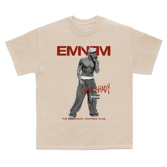 Vintage Eminem Graphic T-Shirt, Unisex Hip-Hop Tee, Retro Streetwear for Music Fans, Casual 90s Style Shirt, Slim Shady Apparelstyle{n002}2