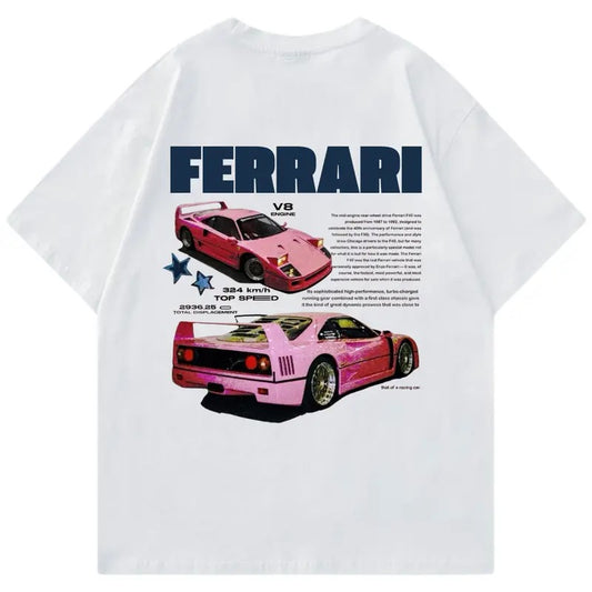 Vintage Ferrarii F40 t-shirt, Unisex, Supercar T-Shirt, Car Enthusiast Shirt, Car Clothing Hoodie, Sweatshirt