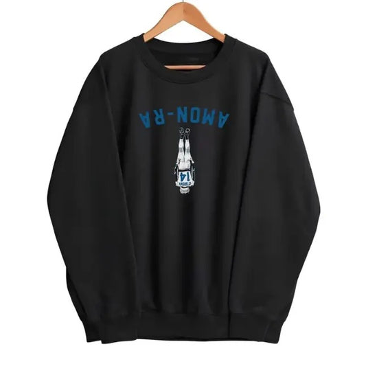 Vintage Football Amon-Ra St. Brown Touchdown Graphic Shirt, Sweatshirt | Detroit Football Hoodie Crew Neck, Menswear Top, Top Underwear Streetwear