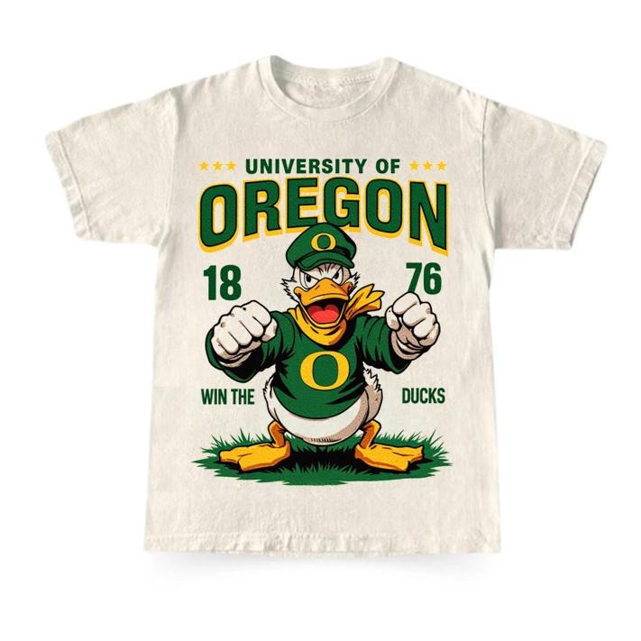 Vintage Football Oregon Game Day T-Shirt Classic Spirit Graphic Tee