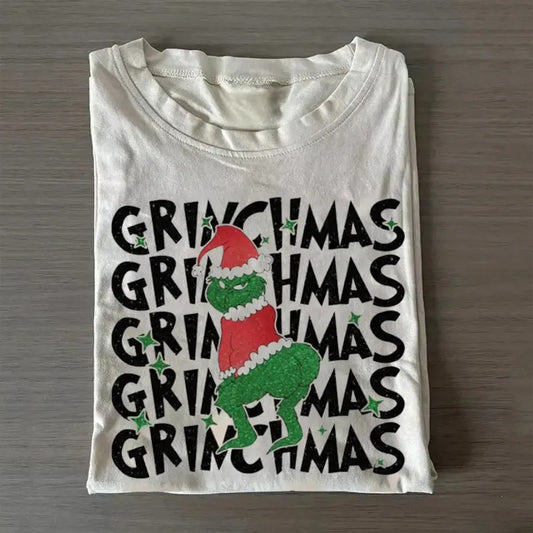 Vintage Funny Grinchmas Graphic Tee - Merry Christmas - Gr1nch Movie Shirt - Christmas Party Shirt - Christmas Gifts - Santa Claus
