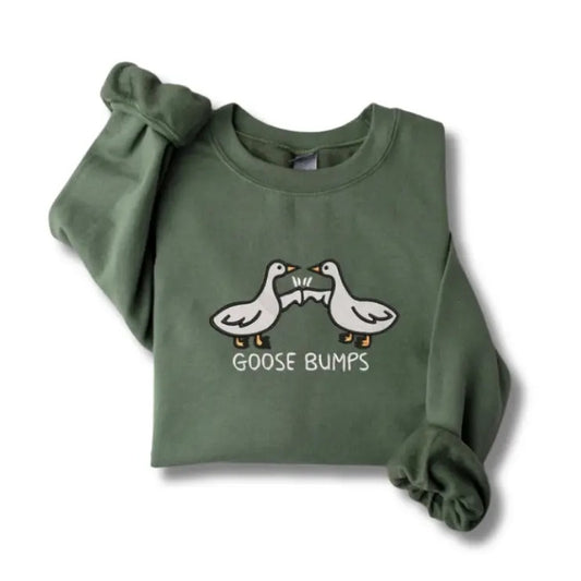 Vintage Goose Bumps Graphic Tee, Sweatshirt, Hoodie Gift For Women Top Womenswear Underwear Cotton Polyester