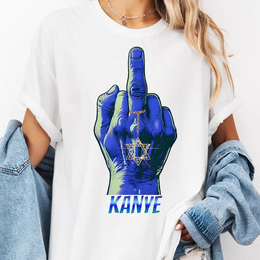 Vintage Graphic Fck Kanye Shirt, Anti Nazi Tee, Unisex Fck Ye Tshirt, Jewish Pride Shirt, Unisex Political Shirt, Anti Trump T-shirt, Music Tee