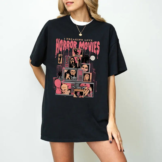 Vintage Horror Movies T- Shirt, Halloween Horror Nights Shirt, 90s Halloween Movies, Halloween Horror Nights, Chucky Shirt