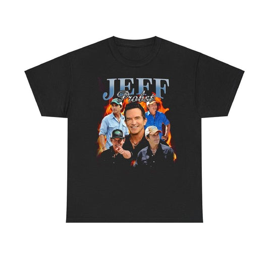 Vintage Jeff Probst Presenter Homage Television Presenter Tee Hoodie, Sweatshirt | InkThreadWorks.com