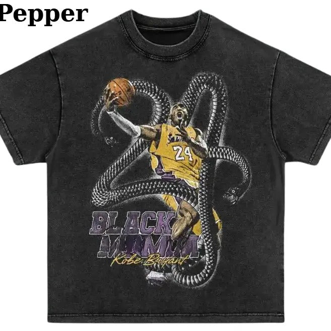 Vintage Kobe Shirt, Retro Funny Basketball Graphic Tee, Cotton Unisex Gift For Fan Men And Women, Menswear Top Streetwear Casual