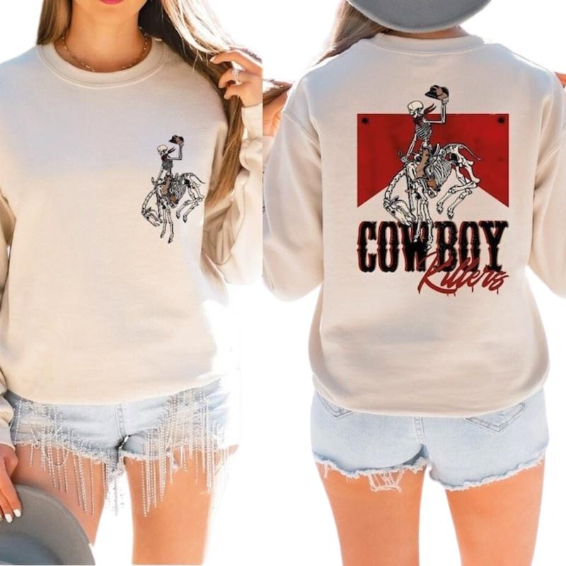 Vintage Marlboro Cowboy Wild West Sweatshirt, Country Music Hoodie, Cowboy Kille T-shirt