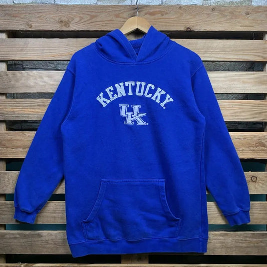 Vintage Ncaa Kentucky Wildcats Hoodie Kentucky Pullover Jumper Kentucky Hooded Sweater Kentucky Wildcats Embroidery Logo...