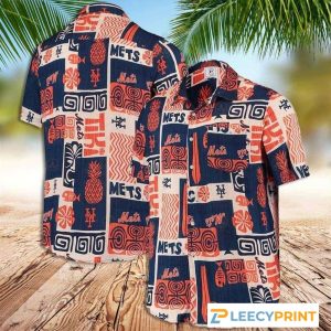 Vintage New York Best MLB Hawaiian Shirts, Mets Hawaiian Shirt
