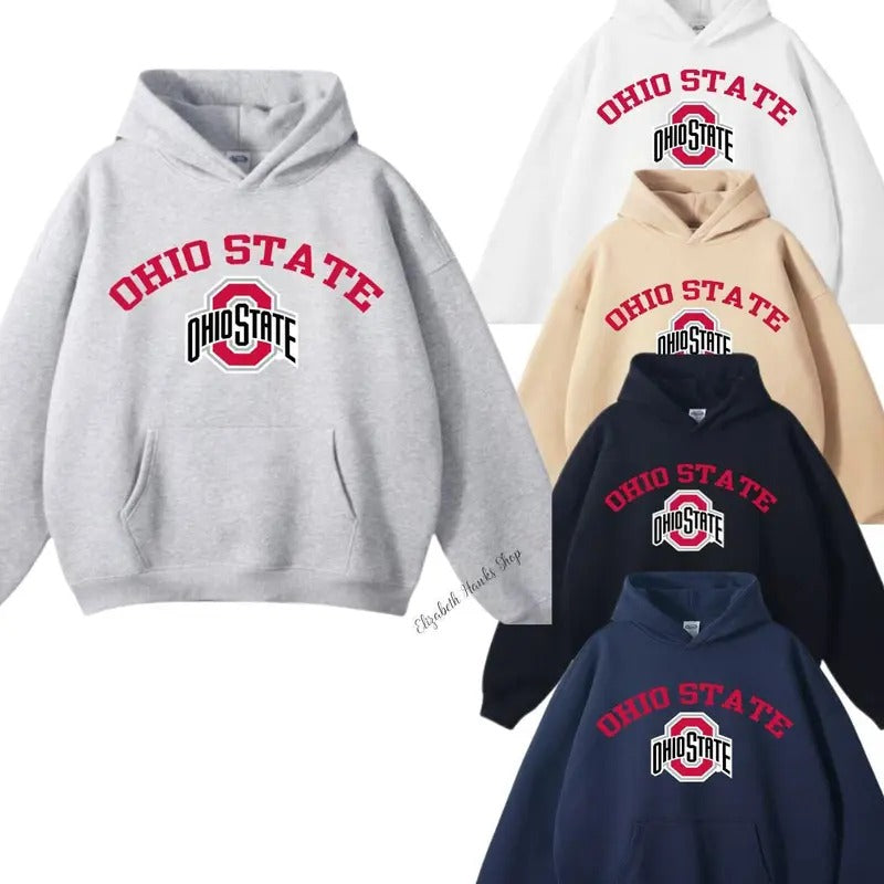Vintage Ohio State Buckeyes Football Crewneck Sweatshirt - Hoodie - T-shirt, Ohio State Buckeyes Fans Shirt
