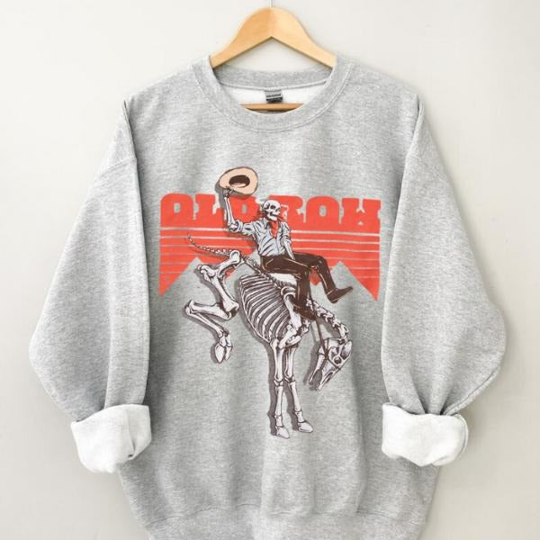 Vintage Old Row Cowboys Sweatshirt, Vintage Old Row Sweatshirt, VIntage Crewnecks Sweatshirt, Vintage Graphic Sweatshirt, Vintage Sweatshirt