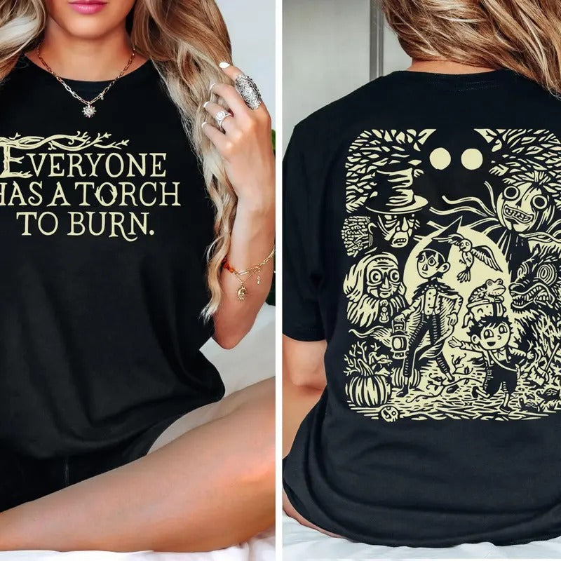 Vintage Over The Garden Wall Halloween T-Shirt, Wonderful Harvest Shirt, Pottsfield Tee, The Gentle Wind T-shirt,...