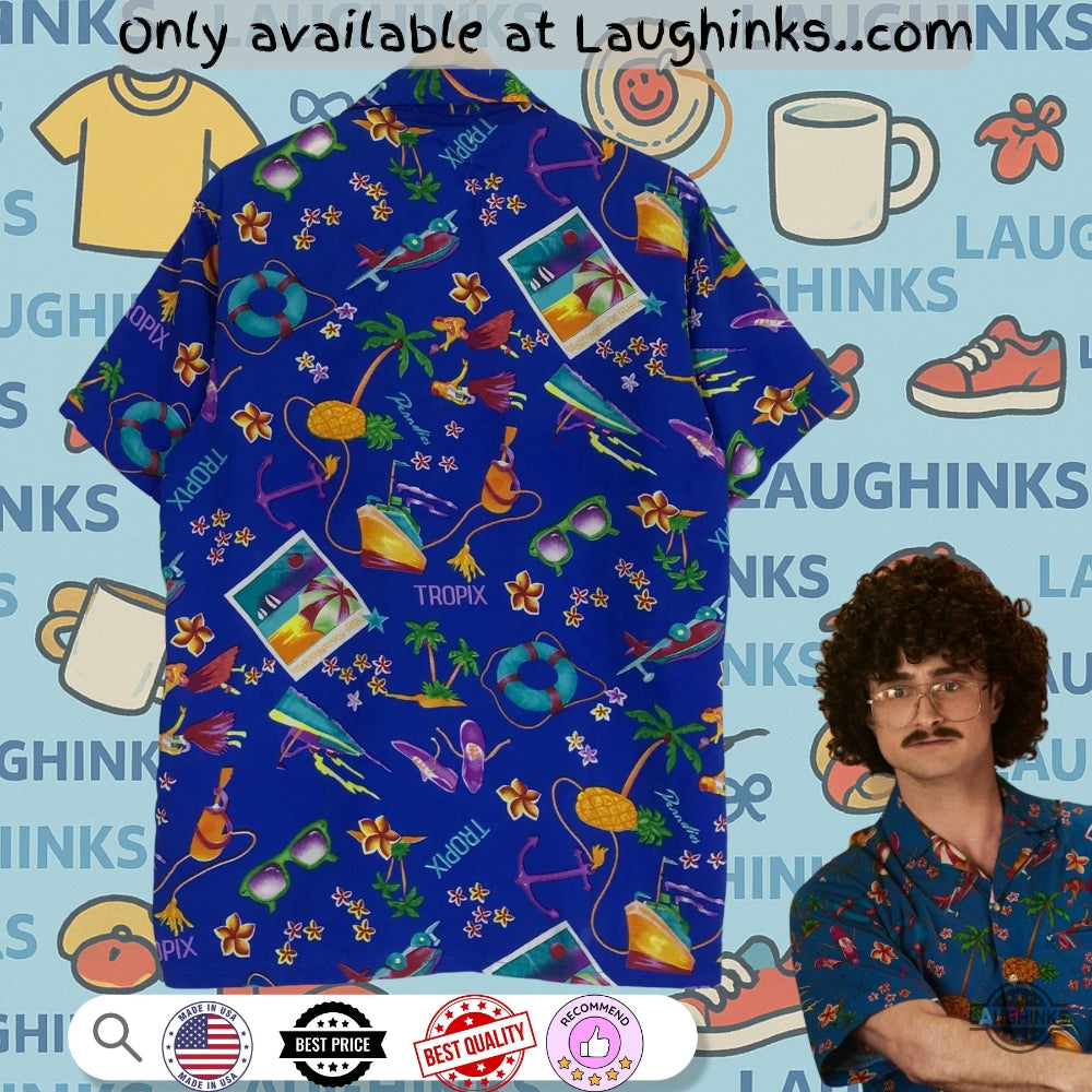 Vintage Party Disco Honolulu Beach Hawaiian Shirt By Weird The Al Yankovic