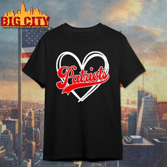 Vintage Patriots Fan School Spirit Shirt