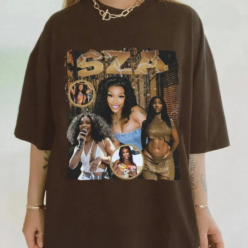 Vintage SZA Good Days T-Shirt, SZA 90s Tee Shirt, SOS Album Sza Tee, Vintage Graphics Tee, SZA Ctrl Tee Shirt, SZA Concert Tour Tee, Gift For Fans