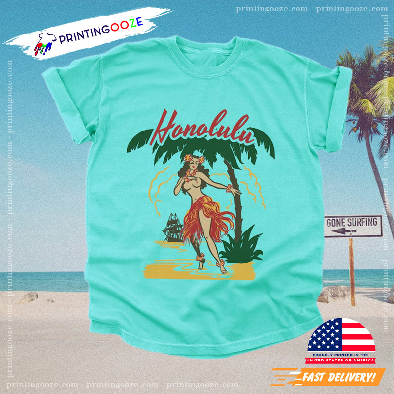 Vintage Summer Honolulu Hawaiian Shirt