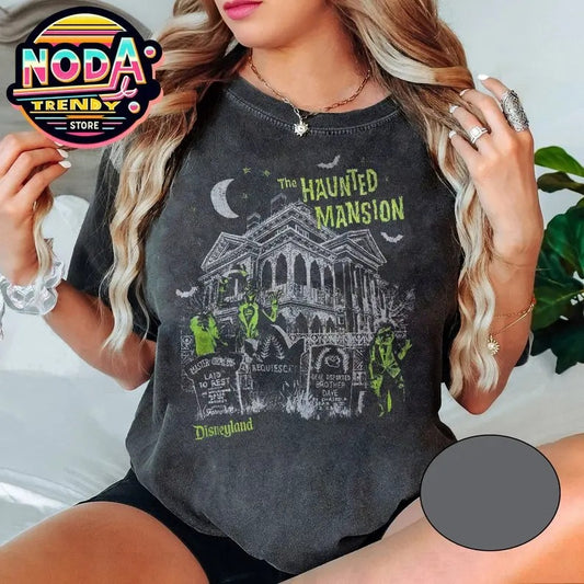 Vintage The Haunted Mansion Shirt, Hitchhiking Ghosts Leota Tshirt, Halloween,Spooky Season, Hoodie, Sweatshirt