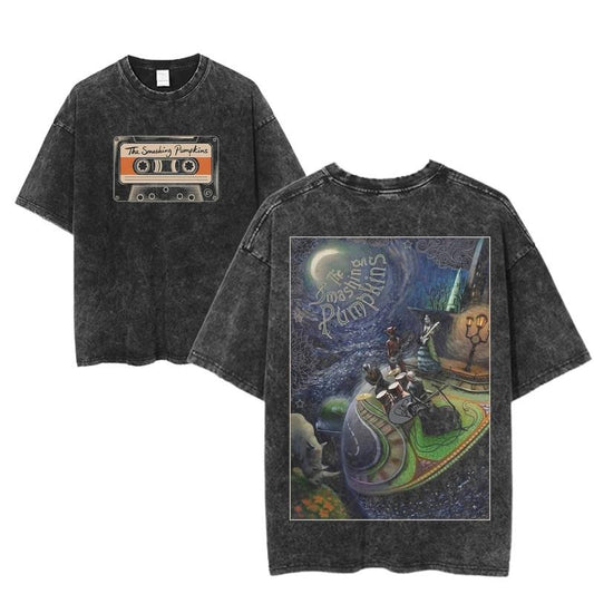 Vintage The Smashing Pumpkins Graphic Tee, Mellon Collie And The Infinite Sadness T-Shirt, Retro Rock Band Shirt, Unisex 90s Grunge Music Merch