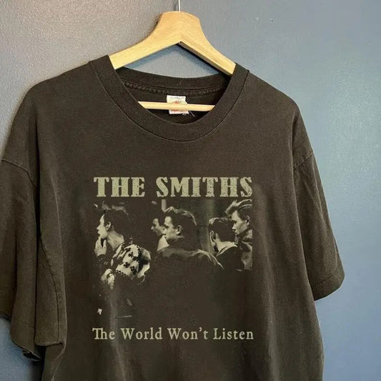 Vintage The Smiths Aesthetic Inpsired Tee, The Smiths, The Smiths retro, The Smiths shirt, Rock n roll clothing, the smiths rock band, the smiths tour, the smiths concert, morrissey shirt, mike joyce shirt