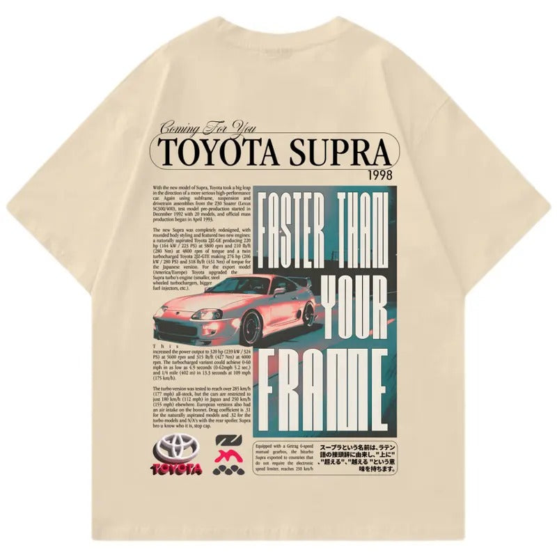 Vintage Toyota Supra Unisex T-shirt, JDM T-shirt, JDM Car Enthusiast T-shirt, Street Racing Shirt, Vintage Car Shirt men ...