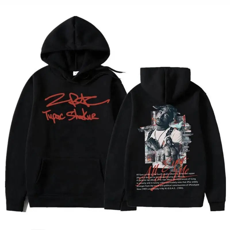 Vintage TuPac Graphic Hoodie Sweatshirt T-shirt, Tupac Shakur Shirt, 2Pac Shirt, 90s Merch, Rapper Shirt, Hip Hop 90s Legends Shirt, Rapper Merch