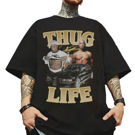 Vintage Tupac Shakur Thug Life Shirt, 2Pac 90s Shirt, 2Pac Shakur Shirt, Vintage 90s Bootleg Tupac Shirt, 90s Merch,...
