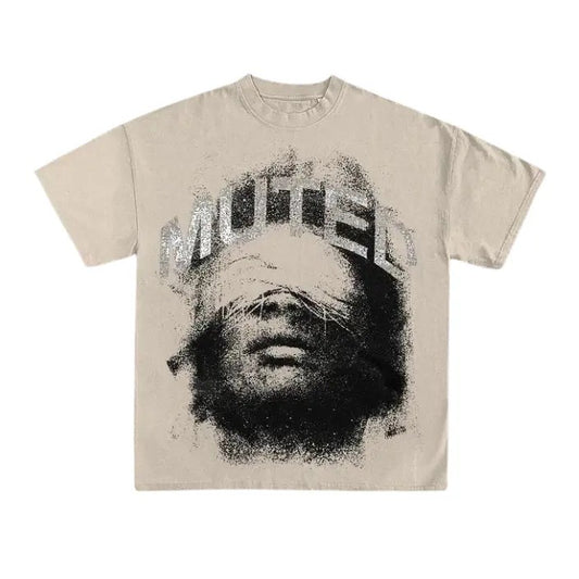 Vintage Unisex MUTED Graphic Casual Tshirt, Sweatshirt, Hoodie Size S- 3XL,Gift For Women Top Womenswear Underwear Humen, Underwear Tshirt Lady Streetwear Human Shortsleeve Shoe Comfort T-Shirt Casual Crewneck