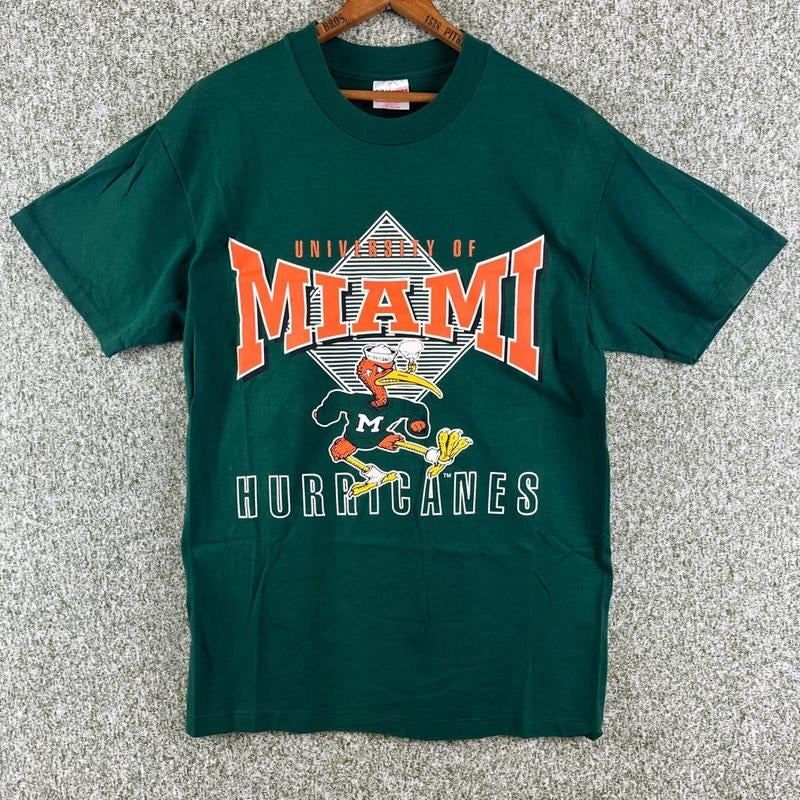 Vintage University of Miami Hurricanes Unisex T-shirt Sweatshirt Hoodie 38