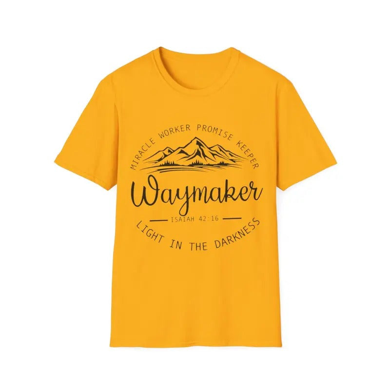 Vintage Waymaker Promise Keeper Miracle Worker Christian T-Shirt, Menswear Top, Womenswear Top Hoodie, Sweatshirt