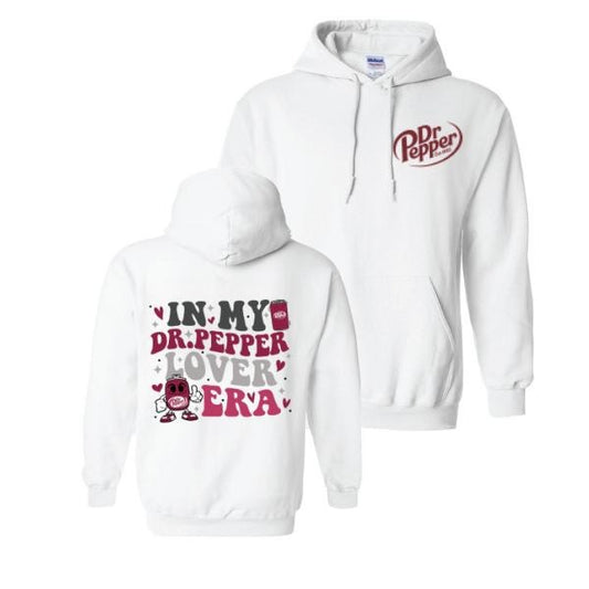Vintagge Dr Pepper Hoodie, In My Dr Pepper Loveer Errra Hoodie, Funny Sarcastic Soda Collar Cotton Hoodie, Casual Graphic Cotton Hoddie Gift For Men And Women, Full Size, Full Color