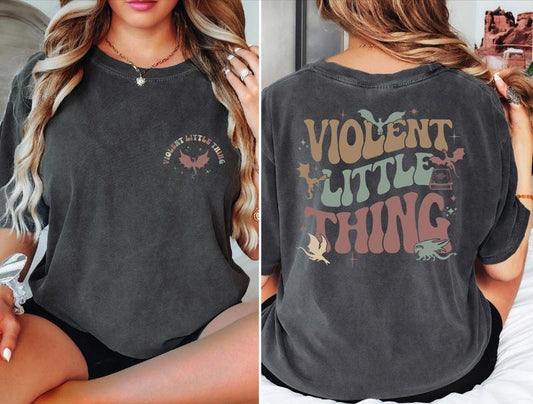 Violent Little Thing Shirt, Fourth Wing Dragon Rider Tee ,Riders Quadrant Tee Hoodie, Sweatshirt | InkThreadWorks.com