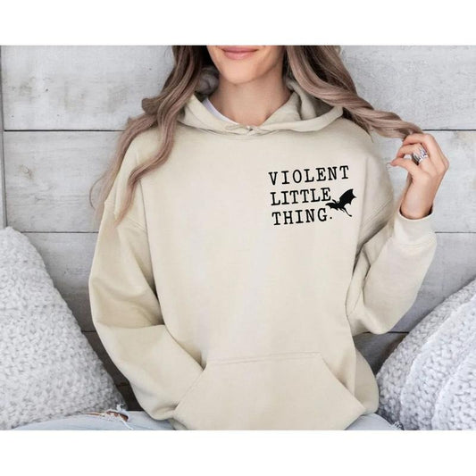 Violent Little Thing T Shirt, Basgiath War College Sweatshirt, Violet Sorrengail T Shirt, Fourth Wing Shirt, Fourth Wing...