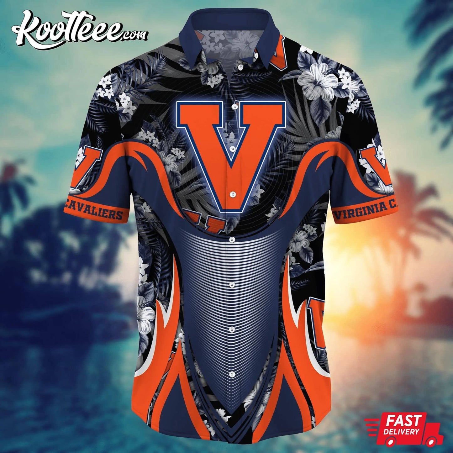 Virginia Cavaliers Football Hawaiian Shirt