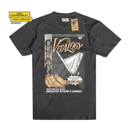 Vitalogy '94 Comic Book Tshirt Trending Movie T shirt Vintage 90s T-shirt gift for Movie fans gift for him gift for her unisex T-shirt Urbanwear Shirt