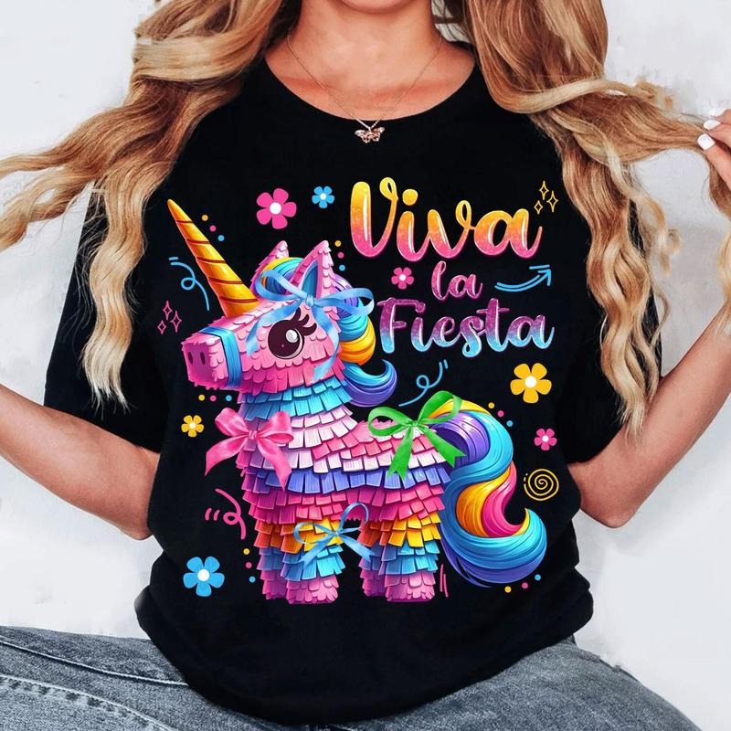 Viva La Fiesta Tshirt Sweatshirt, Mexican Pinata Coquette Bow Shirt, Mexican Party, Festival 2025, Unisex Sweater Pullover Tee