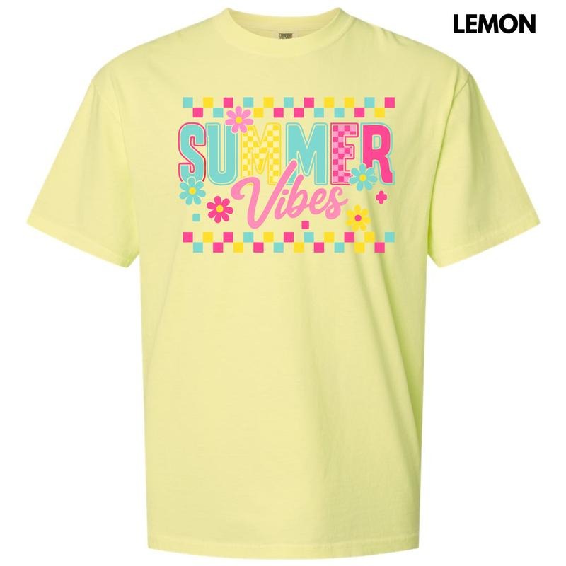 Vivid Color Summer Vibes Comfort Colors T-Shirt 'NLB' Hoodie, Sweatshirt | InkThreadWorks.com