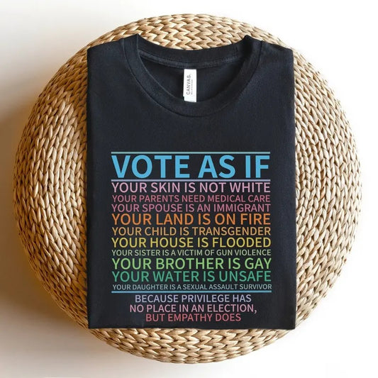 Vote As If Shirt, LGBTQ Shirt, LGBTQ Rights Shirt, Human Rights Shirt, Pride Shirt, Proud Shirt, Pride Month, Roe v Wade...