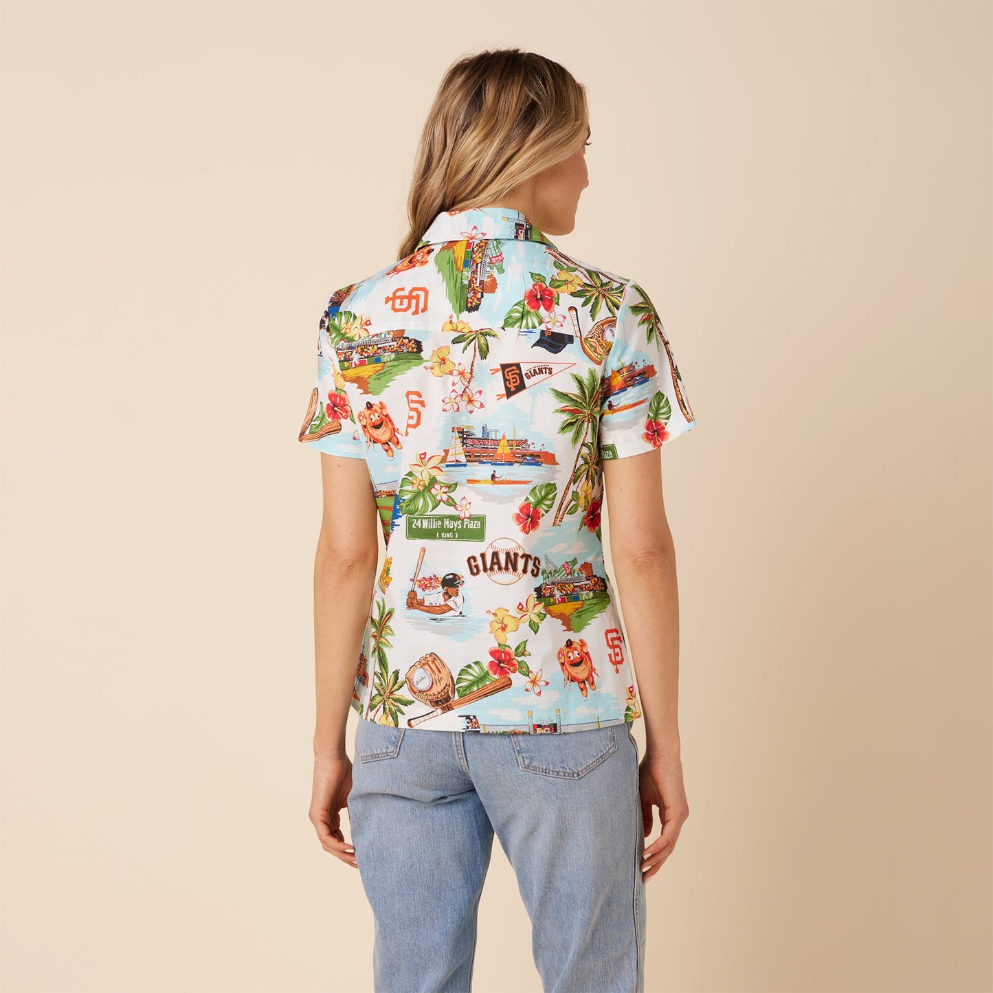 MLB® WOMEN'S SAN FRANCISCO GIANTS SCENIC CAMP SHIRT