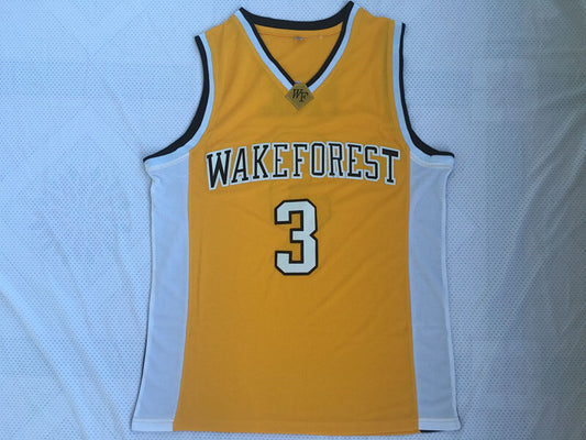 Wake Forest University #3 Chris Paul Chris · Paul 3 # Yellow Jersey Style 1