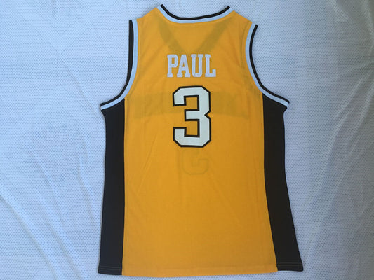 Wake Forest University #3 Chris Paul Chris · Paul 3 # Yellow Jersey Style 3